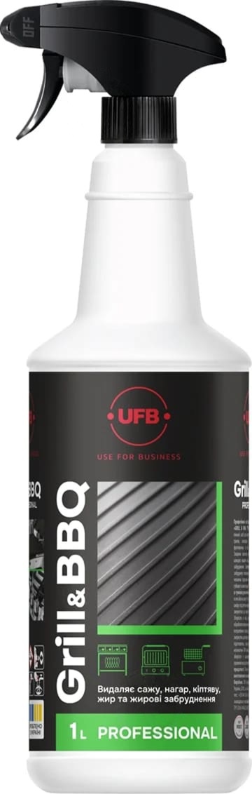 Засіб професійний для догляду за побутовою технікою (для миття кухні та грилю) Grill & Bbq UFB